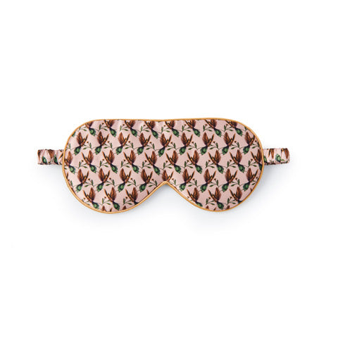 Sleeping Mask - Rose Hummingbird