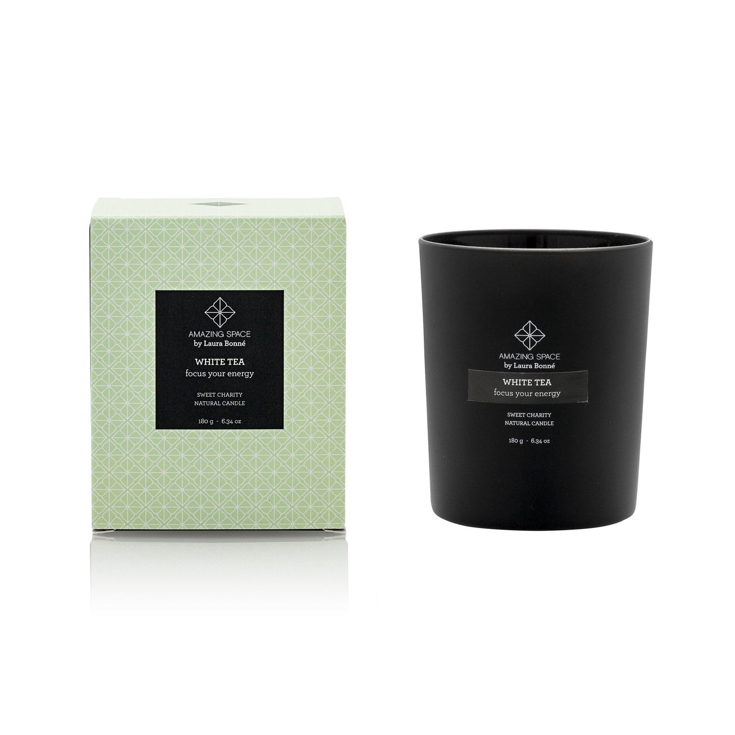 Duftlys - White Tea, focus your energy - Parfumeriet Hørsholm