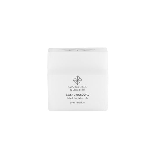 Deep Charcoal - black facial scrub - Parfumeriet Hørsholm