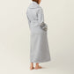 Light grey - MOUNT EVEREST fleece bathrobe